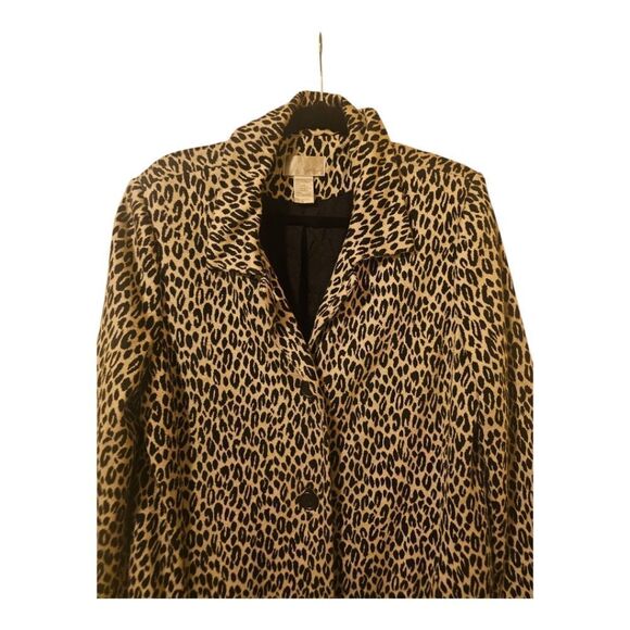 SPEGIEL Gray/Black Leopard Long Topper -‎ Size 16 - Picture 4 of 8